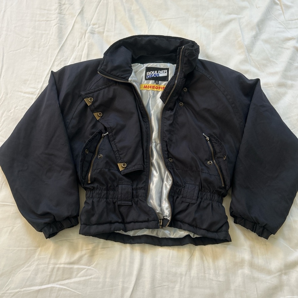 Boulder Creek Women's Black Bomber Jacket